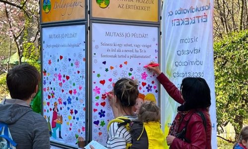 Az Öko Zsibongó vendégei voltunk a Füvészkertben