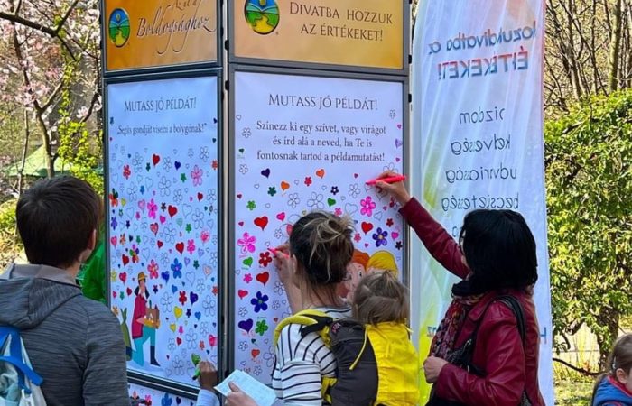 Az Öko Zsibongó vendégei voltunk a Füvészkertben