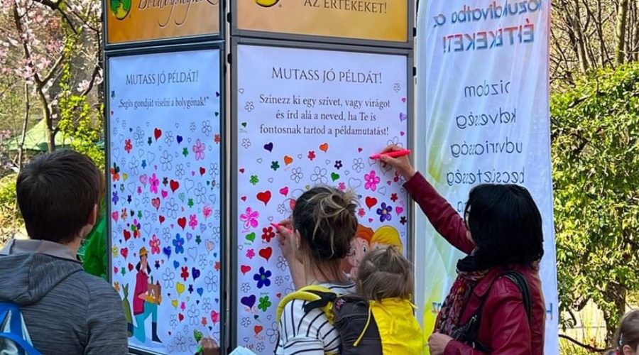 Az Öko Zsibongó vendégei voltunk a Füvészkertben